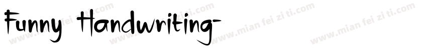 Funny Handwriting字体转换